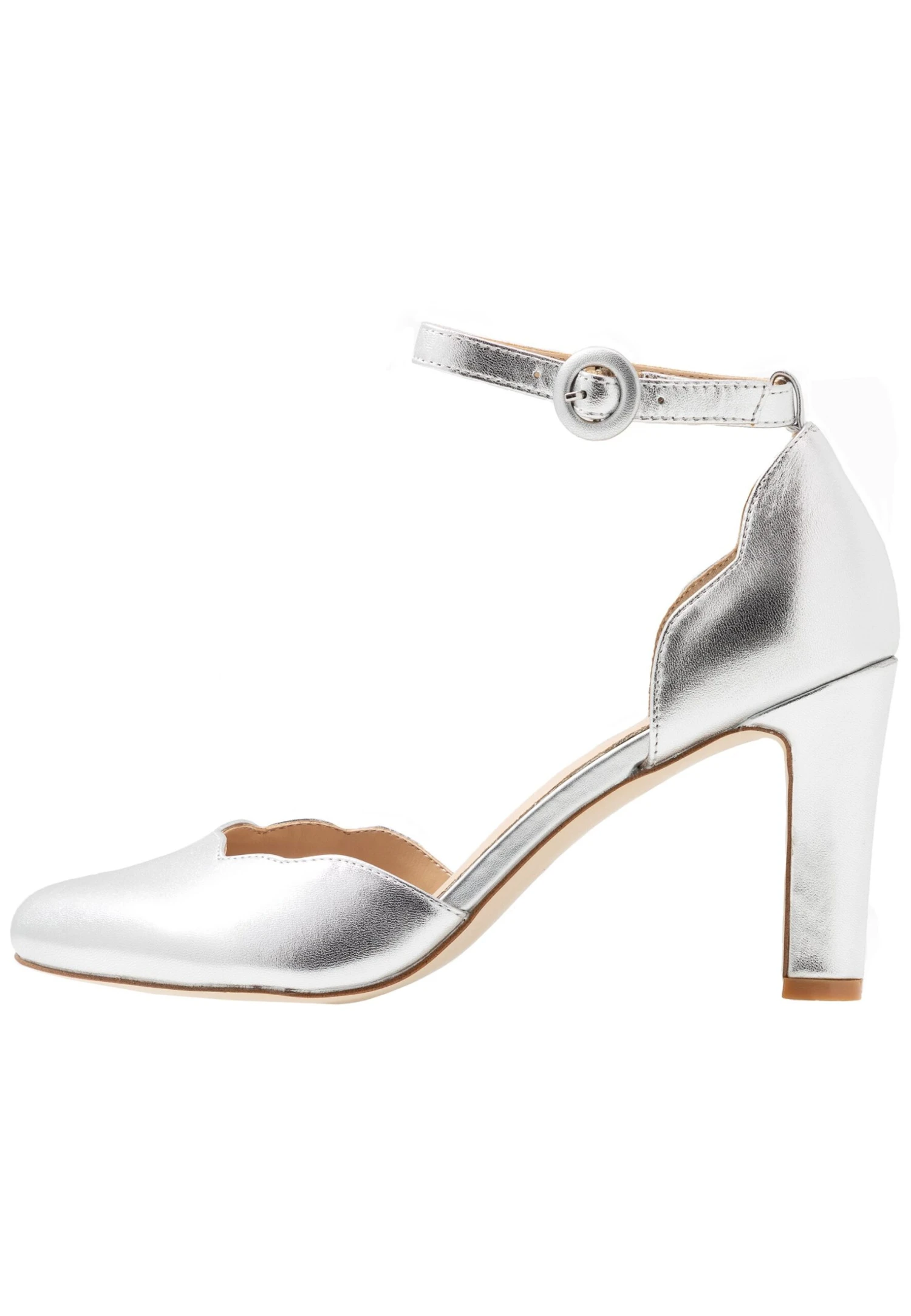 Anna Field Leather Pumps - Hoge Hakken - Silver 3 Anna Field Leather Pumps - Hoge Hakken - Silver - Afbeelding 2