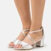 Anna Field Leather - Sandalen - Silver -Anna Field 13f67b49900b4687a1482ec184528330