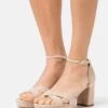 Leather - Sandalen Met Plateauzool - Beige -Anna Field 14874fb7a3704fde8e20002f98831cec
