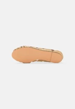 Anna Field Leather - Peeptoe Ballerina'S - Gold -Anna Field 1b00bfc472ec4712901198036fc43b96