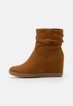 Anna Field Winter Boot - Enkellaarsjes Met Sleehak - Cognac -Anna Field 1f2a68b3192a457aa512301c19068fdb