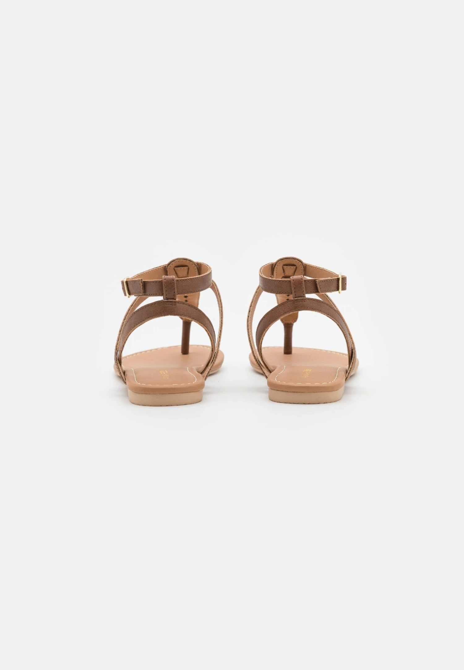 Anna Field Teensandalen - Cognac 6 Anna Field Teensandalen - Cognac - Afbeelding 4