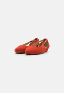 Anna Field Leather- Ballerina'S Met Enkelbandjes - Red -Anna Field 42e3280b4fc14830b7fa3fbbb4d7a34f