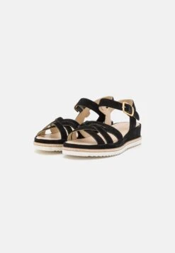 Anna Field Leather - Sandalen Met Sleehak - Black -Anna Field 4895b5e19baf46ad93feada01a3b97e8