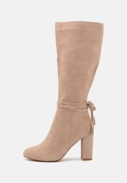 Leather - Laarzen Met Hoge Hak - Beige -Anna Field 4a4006a149d14e1187a853948aef12c6