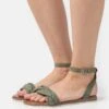 Anna Field Leather - Sandalen - Khaki -Anna Field 4b9fe92e8f9e4660af1bb02bfd4a570c