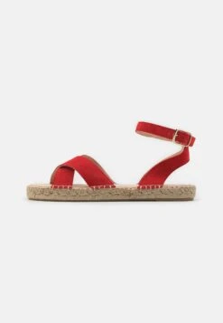 Anna Field Leather - Sandalen Met Plateauzool - Red -Anna Field 4fe72a1c772f4c869826d499cd6627bb