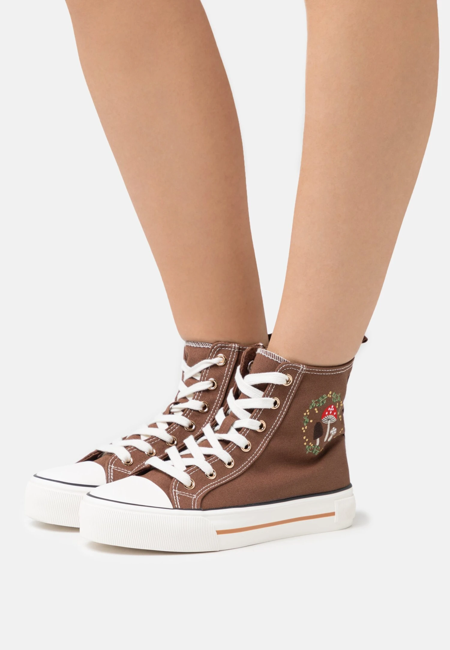 Anna Field Sneakers Hoog - Brown 3 Anna Field Sneakers Hoog - Brown