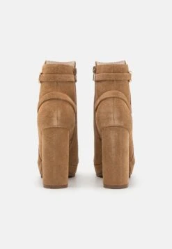 Anna Field Leather- Enkellaarsjes Met Plateauzool - Cognac -Anna Field 60ab5833db4949c89c24361bdb16aacd