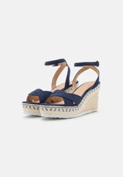 Anna Field Sandalen Met Sleehak - Dark Blue -Anna Field 635f388c5de945f384386a94cd632f72
