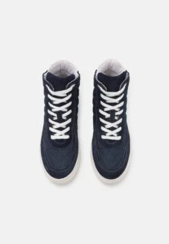 Anna Field Leather - Sneakers Hoog - Dark Blue -Anna Field 6d62d4018c024a6089458ef2d8c891a6