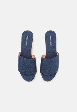 Anna Field Muiltjes Met Hak - Blue Denim -Anna Field 6d76dbae16e84f4593fadd9b91b71b47