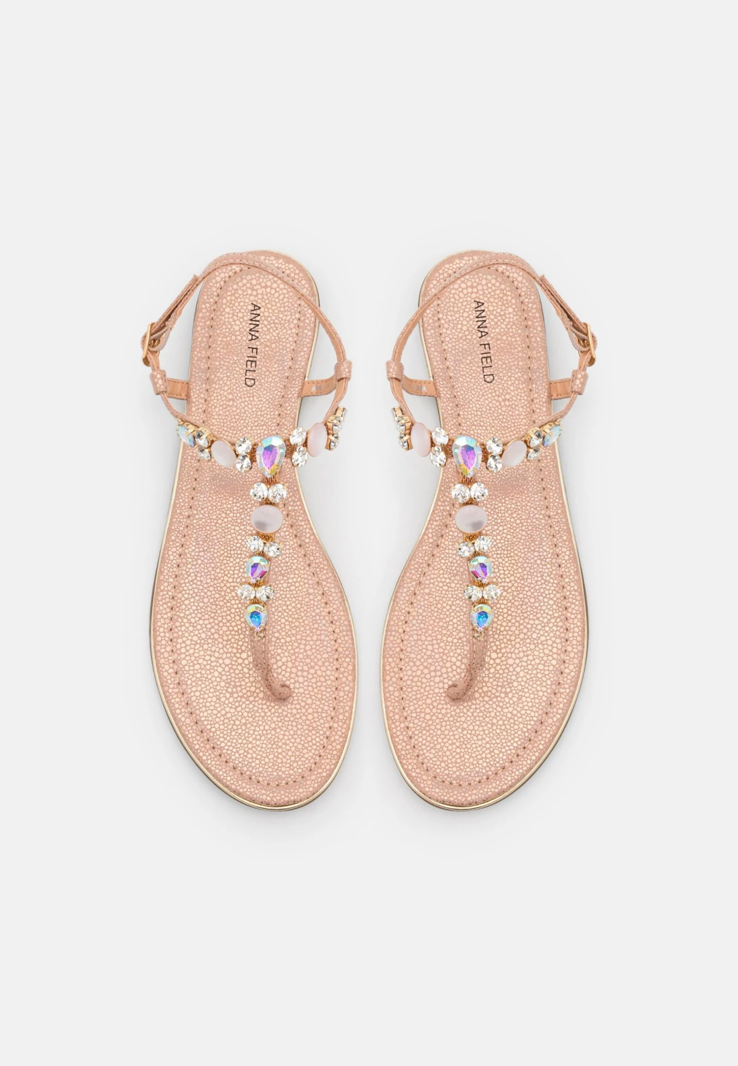 Anna Field Teensandalen - Rose Gold 7 Anna Field Teensandalen - Rose Gold - Afbeelding 5