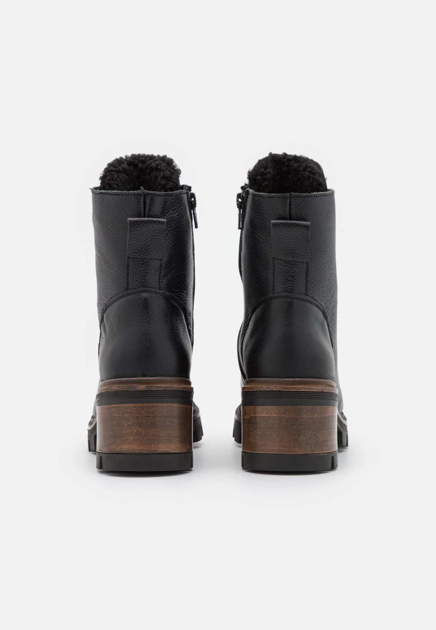 Anna Field Leather Winter Bootie - Snowboots- Black 6 Anna Field Leather Winter Bootie - Snowboots- Black - Afbeelding 4