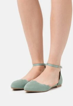 Anna Field Ballerina'S Met Enkelbandjes - Mint