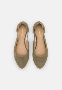 Leather- Ballerina'S - Olive -Anna Field 8bc75819509841e18f12c3857a548b72