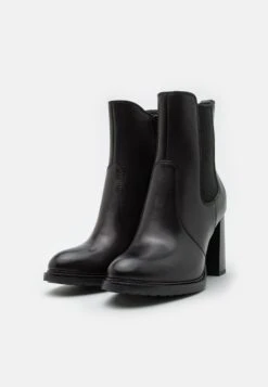 Leather- Enkellaarsjes Met Hoge Hak - Black -Anna Field 905be349a0424c6ebaa958778d635f40