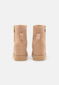 Anna Field Leather Winter Boot - Korte Laarzen - Beige -Anna Field b6450cf8fad04e6ba8292be8ca53747c