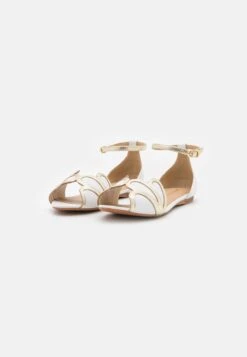 Anna Field Leather - Peeptoe Ballerina'S - White -Anna Field b929568ed3b04bf7aedb711b4e5d138d