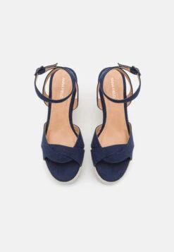 Anna Field Sandalen Met Sleehak - Dark Blue -Anna Field c43f8d20b6c34f169f7eda00901a6c31