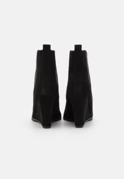 Leather - Enkellaarsjes Met Sleehak - Black -Anna Field c4e35c946a574db982bda69e2b073d86