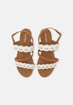 Anna Field Sandalen - White/Cognac -Anna Field ca0fee279f024dffb7a1d12d2c51c2d4