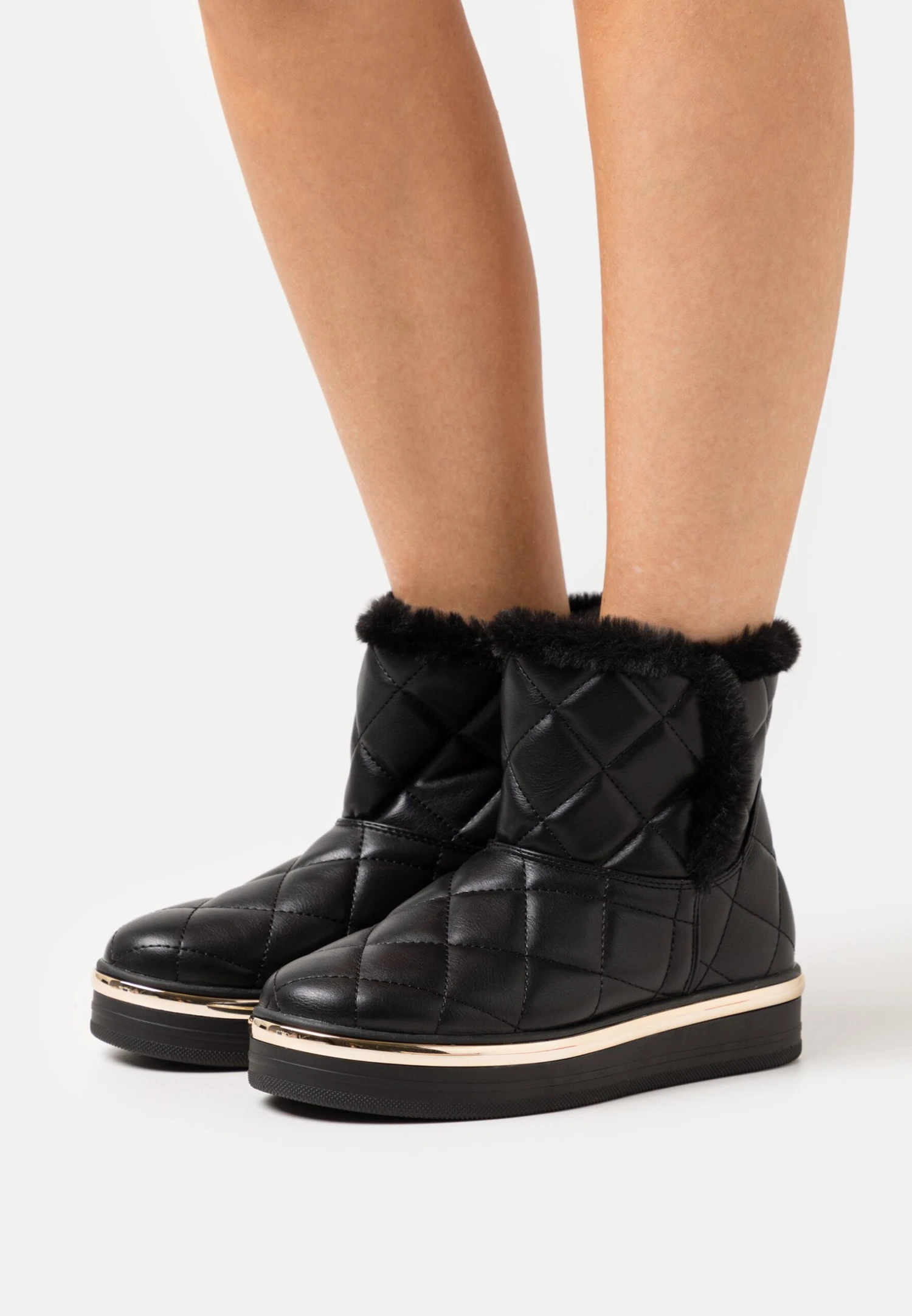 Anna Field Winter Boot - Enkellaarsjes Met Plateauzool - Black 3 Anna Field Winter Boot - Enkellaarsjes Met Plateauzool - Black