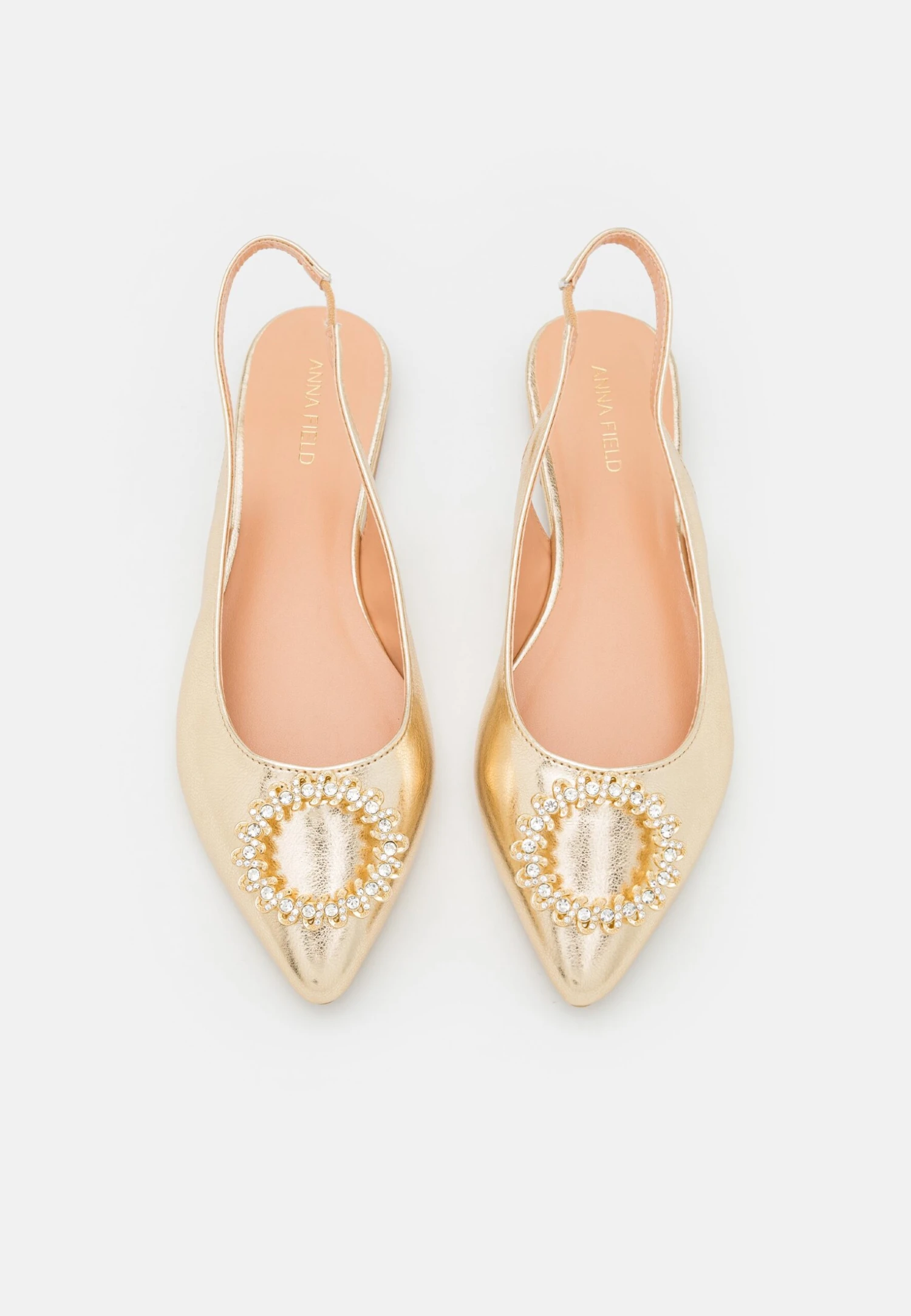 Anna Field Slingback Ballerina´S - Gold 8 Anna Field Slingback Ballerina´S - Gold - Afbeelding 6