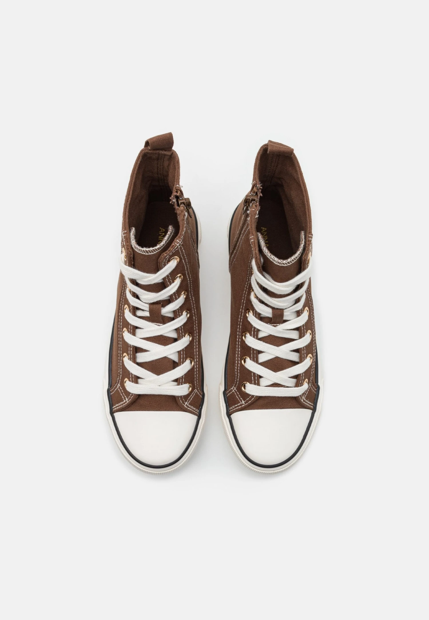 Anna Field Sneakers Hoog - Brown 6 Anna Field Sneakers Hoog - Brown - Afbeelding 4