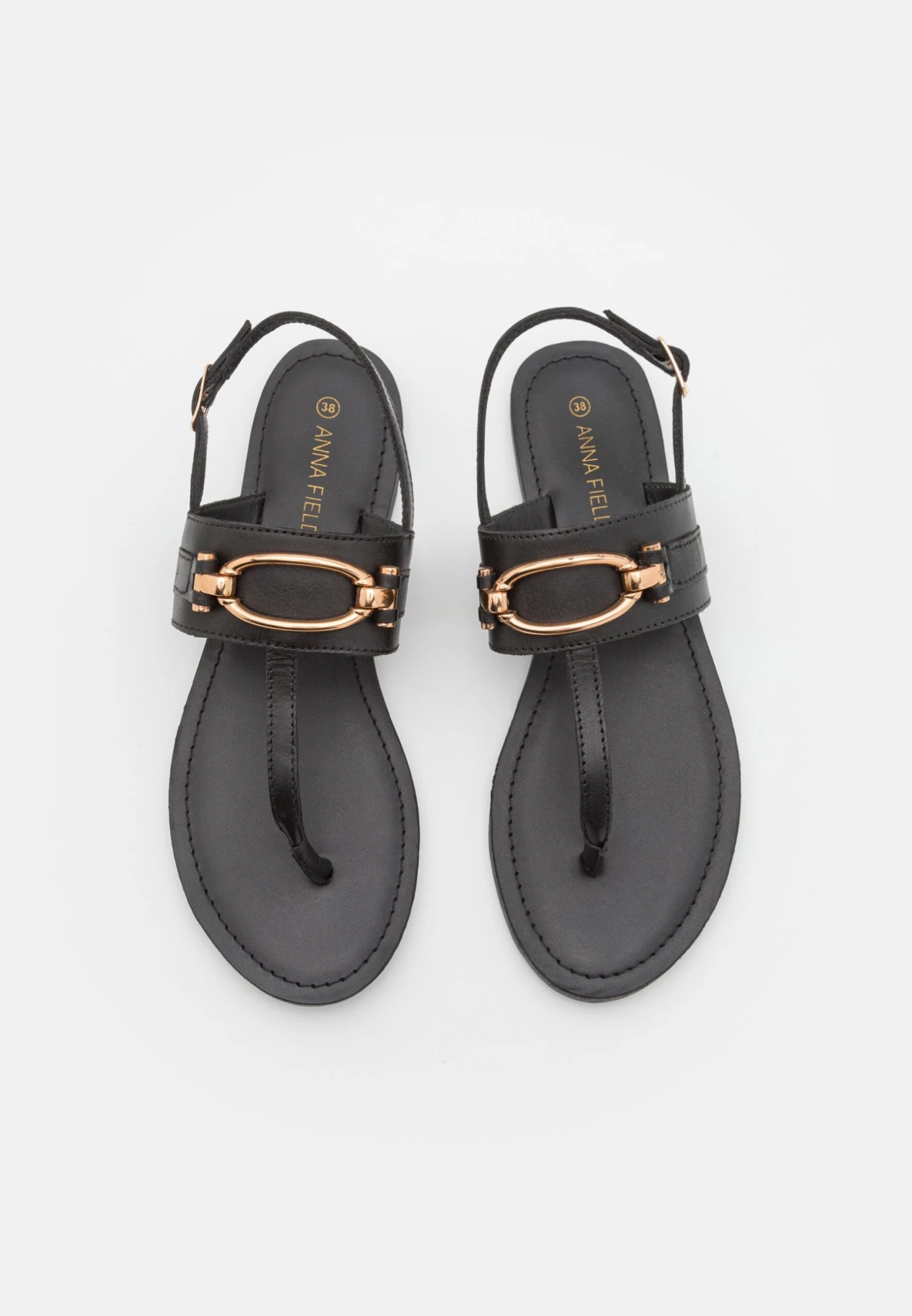 Anna Field Leather- Teensandalen - Black 8 Anna Field Leather- Teensandalen - Black - Afbeelding 6