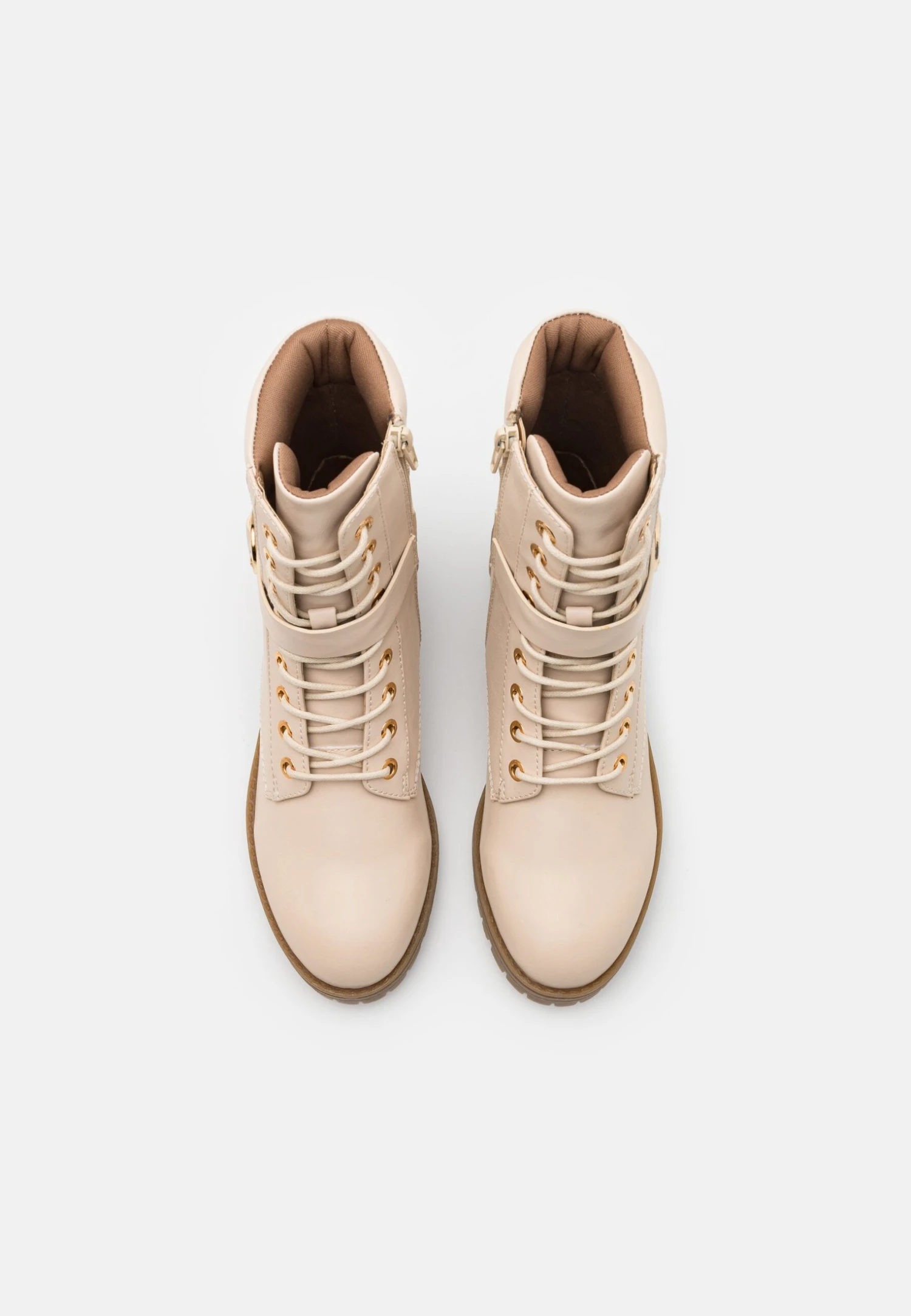 Anna Field Veterboots - Beige 8 Anna Field Veterboots - Beige - Afbeelding 6