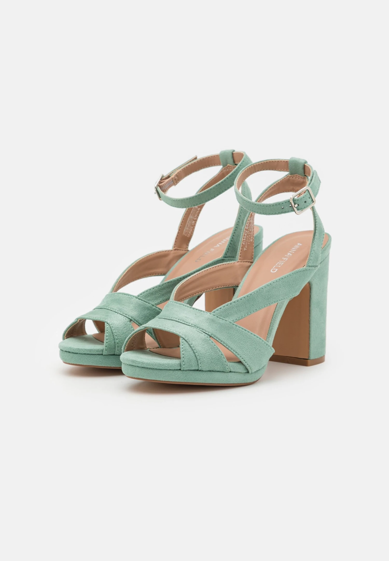Anna Field Sandalen Met Plateauzool - Mint 5 Anna Field Sandalen Met Plateauzool - Mint - Afbeelding 3
