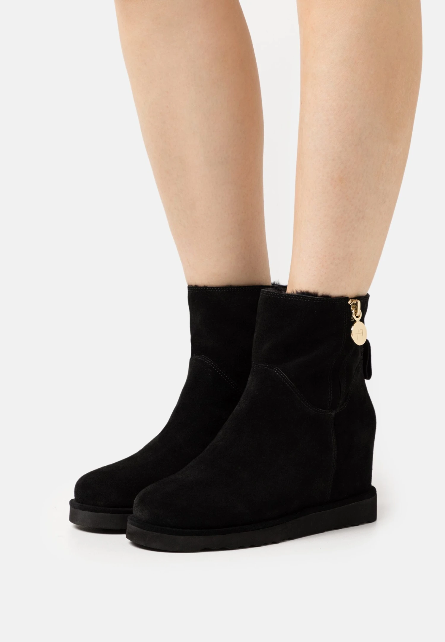 Anna Field Leather Winter Boot - Korte Laarzen - Black 3 Anna Field Leather Winter Boot - Korte Laarzen - Black