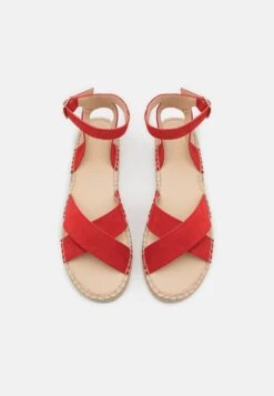 Anna Field Leather - Sandalen Met Plateauzool - Red -Anna Field fe9b370e2f3e49449743b299922a85ac